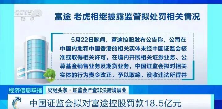 富途老虎长桥被证监会立案处罚并限期清退